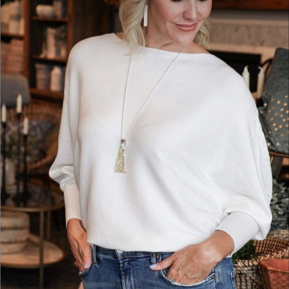 Kerisma fine ribbed dolman sweater